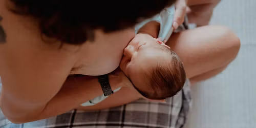 Breastfeeding support group meeting