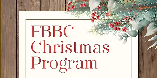 FBBC Christmas Program