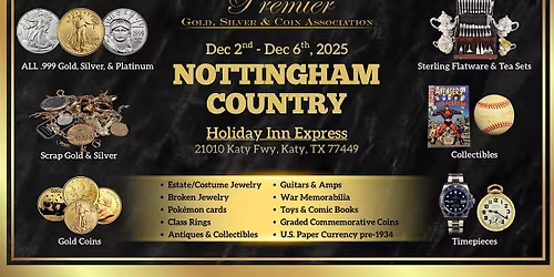 Nottingham Country, TX FREE 5- Day Event