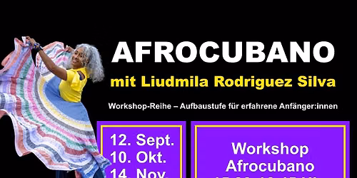 AFROCUBANO \u2013 Aufbaustufe f\u00fcr erfahrene Anf\u00e4nger:innen