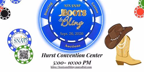 North Texas SNAP Boots & Bling Casino Night