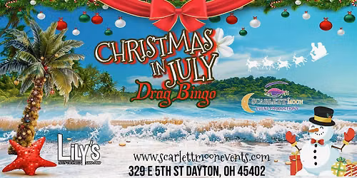 Christmas in July Drag Bingo