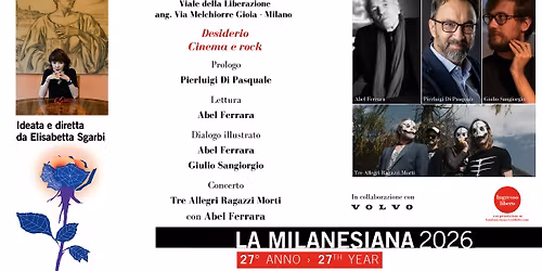 DESIDERIO CINEMA E ROCK. Abel Ferrara, Tre Allegri Ragazzi Morti.