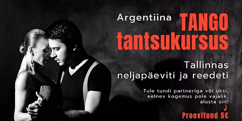 Argentiina tango tunnid Tallinnas