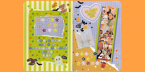 Spooky Scrap & Yap  | a Junk Journaling Workshop \u2702\ufe0f\u2728