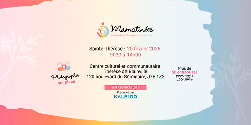 Mamatin\u00e9e Sainte-Th\u00e9r\u00e8se - 20 f\u00e9vrier 2026