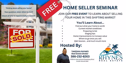 FREE Home Seller\u2019s Seminar