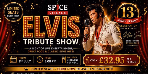 Elvis Tribute by Mike Solo at Spice Village