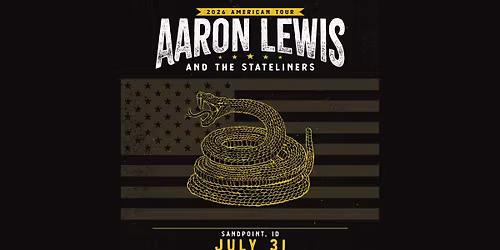 Aaron Lewis And The Stateliners: 2026 American Tour