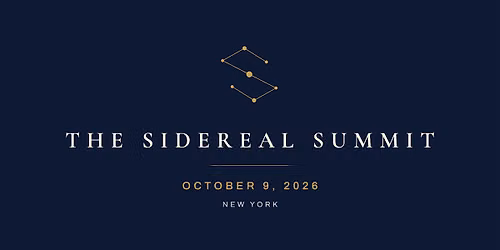 The Sidereal Summit 2026