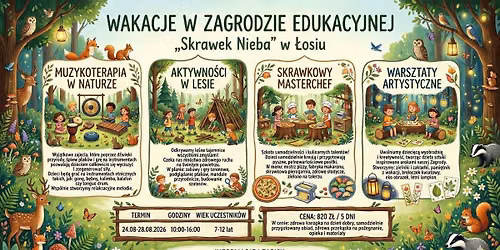 Wakacje w Zagrodzie Edukacyjnej Skrawek Nieba