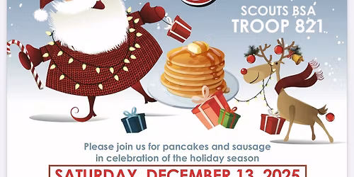 Troop 821 Breakfast with Santa 2025