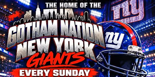 S&G Ent present Giant Gotham Watch Party \u2013 NFL Fanatics at Jewlz Lounge