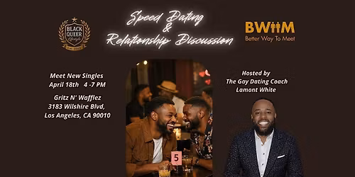 Gay Speed Dating & Relationship Discussion