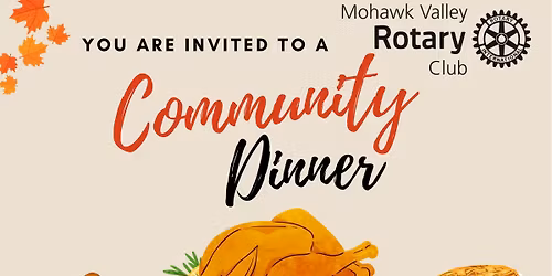 Annual Community Thanksgiving Dinner! 