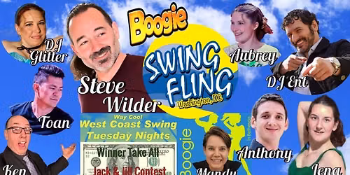 W\/C Swing Tuesdays Un-Official Swing Fling Kickoff Party w\/Open Champion STEVE WILDER & Friends!