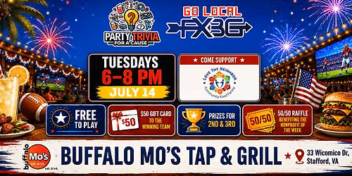 FREE Party Trivia Night to support Love Thy Neighbor