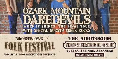 Ozark Mountain Daredevils at Juanita K. Hammons Hall