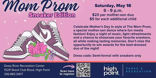 Mom Prom: Sneaker Edition - Mother-Son Dance at Deep River