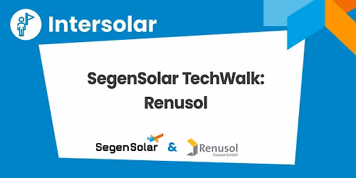 SegenSolar TechWalk: Renusol