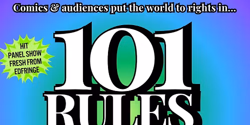 101 Rules for a Better World (by Comedians) live on Zoom
