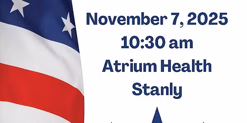 Atrium Health Stanly's Veterans Day Brunch