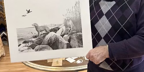 Signing, with artist Paul DeRemigis. 