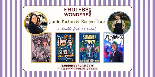Jamie Pacton & Rosiee Thor: A Double Feature Author Event