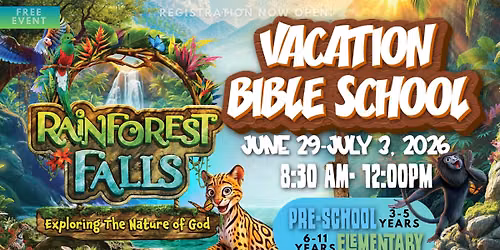 RainForest Falls Kid's VBS