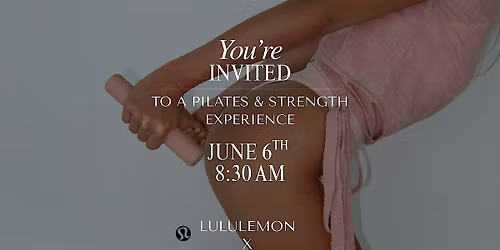 Lululemon x The Sculpt Method: Sweat, Shop & Sculpt