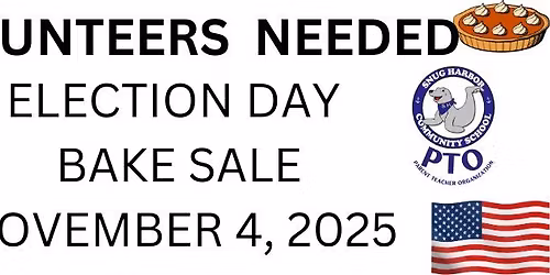 Election Day Bake Sale