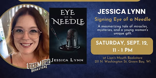 Jessica Lynn Signing Eye of a Needle