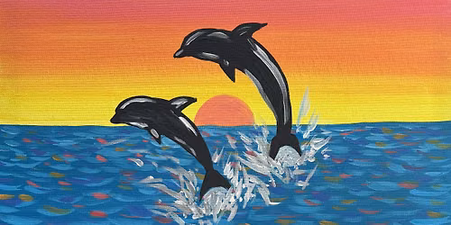 Sip & Paint: Splash with Dolphins