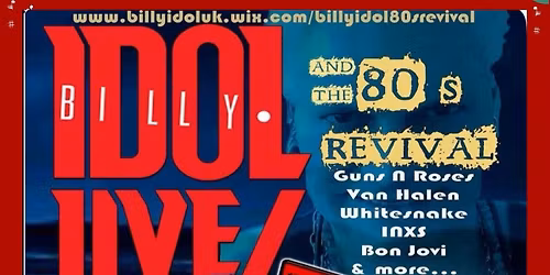 Billy Idol tribute plus hits from the 80\u2019s