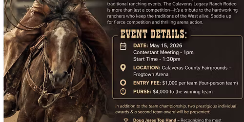 Calaveras Legacy Ranch Rodeo 