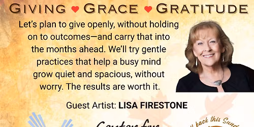 The Essence of the Season - Giving, Grace, Gratitude