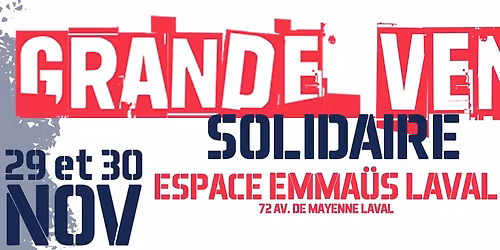 Grande Vente Solidaire