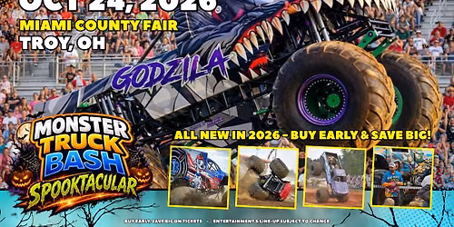 Monster Truck Spooktacular at the Miami County Fairgrounds - Troy, OH