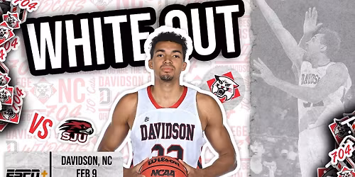 Parking Saint Joseph's Hawks at Davidson Wildcats Mens Basketball