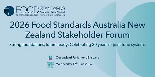Food Standards Australia New Zealand Stakeholder Forum