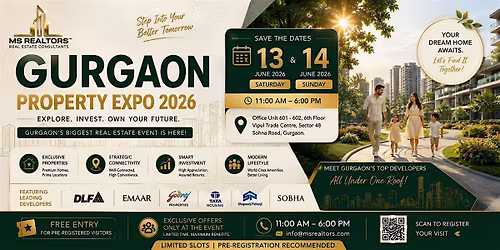 Gurgaon Property Expo 2026\u2014NRI planning India trip, free June 13.