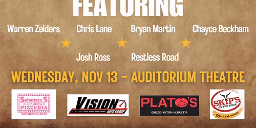 WBEEs Guitars & Stars at West Herr Auditorium Theatre