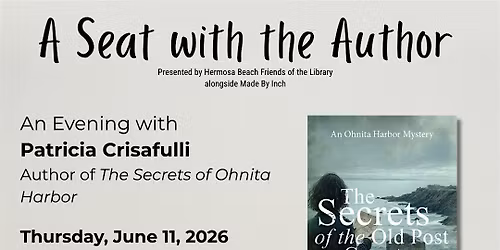 A Seat with an Author: Patricia Crisafulli