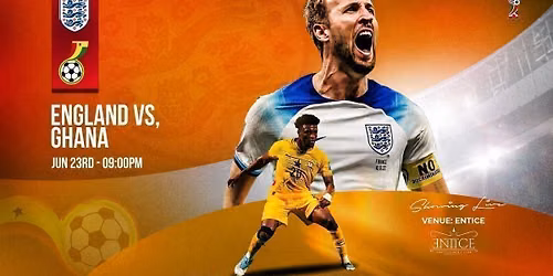 Kudos Presents: England v Ghana | Free Live Screening