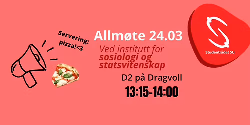 Allm\u00f8te ved institutt for sosiologi og statsvitenskap