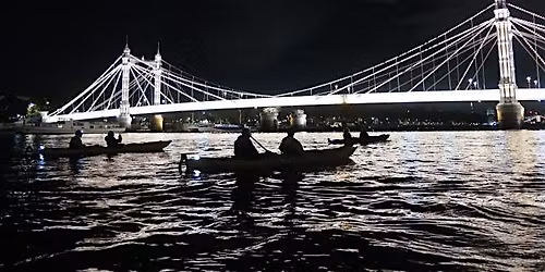 Night Bus ( Kayaking Battersea to Greenwich by night).