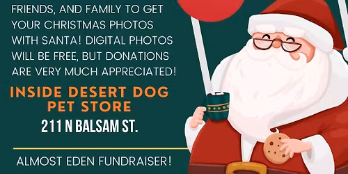 Holiday Santa pet\/family photos!