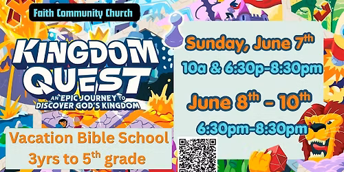 VBS June 7th- June 10th