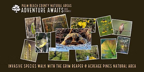 Adventure Awaits - Invasive Species with the Grim Reaper  @ Acreage Pines
