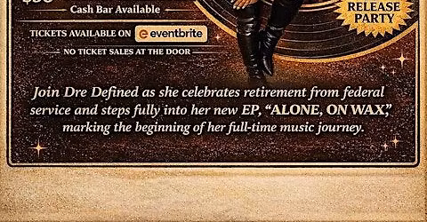 DRE 'S RETIREMENT CELEBRATION \/ EP RELEASE PARTY with LIVE BAND PERFORMANCE